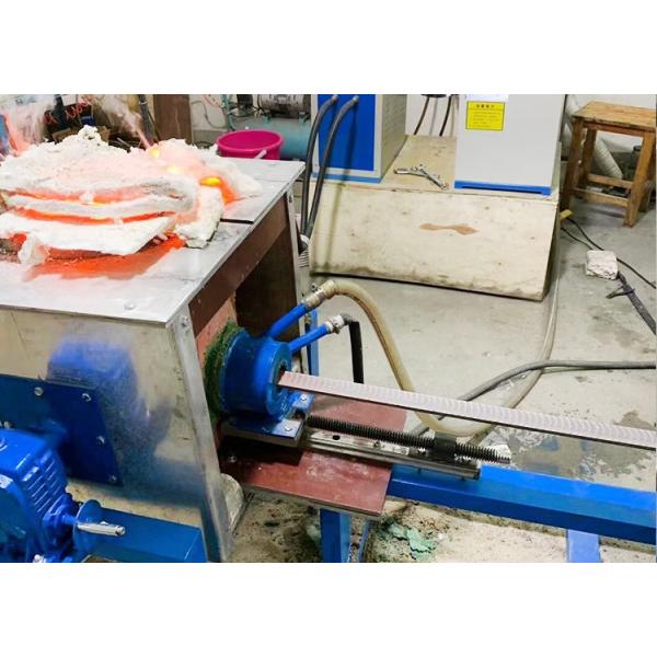 Quality 90KW Brass Bar Copper Rod Casting Machine Horizontal Continuous for sale