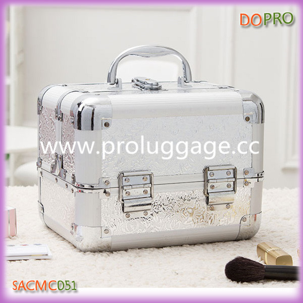 Silver printing ABS makeup storage box