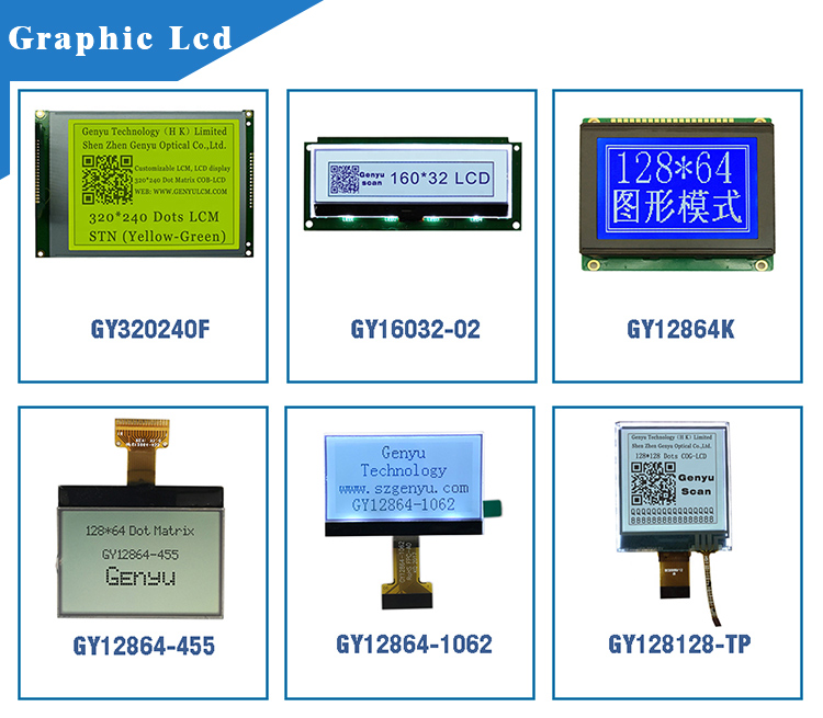 Oem Odm Monochrome 128x64 Graphic Cog Custom HTN STN Fstn Segment black Va Segment OLED IPS Color TFT Touch LCD Display Lcd
