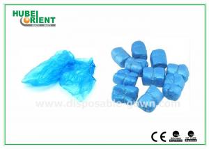 China Laboratory Blue 3.2g Disposable Shoe Covers/Plastic Disposable Foot Covers Indoor on sale