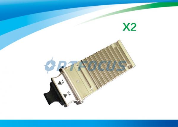 Quality Fiber Optical Single Mode Transceiver DDM x2-10gb-sr 10gbase-sr x2 module +3.3V Duplex for sale