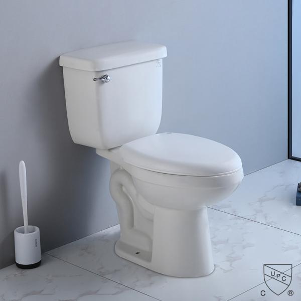 High Efficiency Dual Flush 2 Piece Toilet Tank Set Asme A112.19.2 Csa B45.1