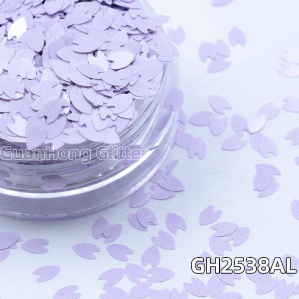 Loose Oil Based Solvent Resistance Glitter Matte Petal Shaped For For Nails Oem