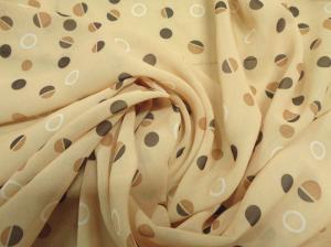 China Small Dot Chiffon Fabrics Georgette Fabric on sale