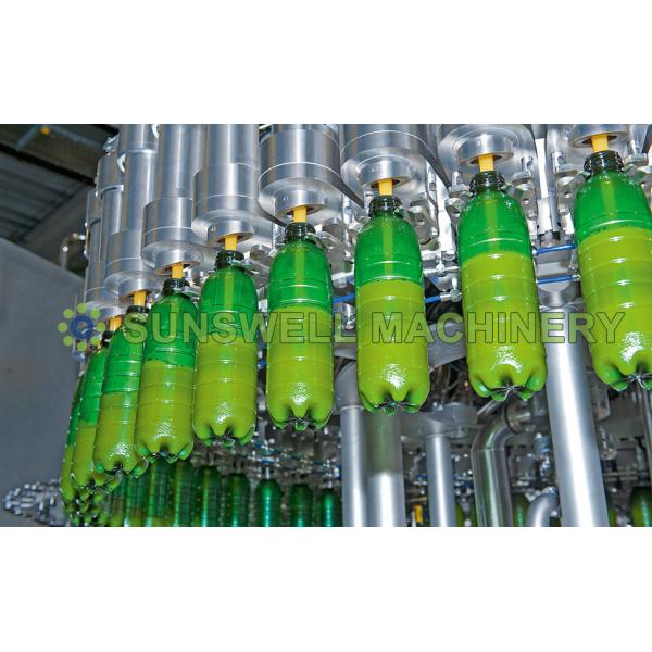 500ml Drink Juice Tea Filling Machine / Bottling Monoblock Filling Machine