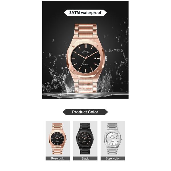 Sapphire Crystal Automatic Mechanical Watch Dia 42.5mm For Men