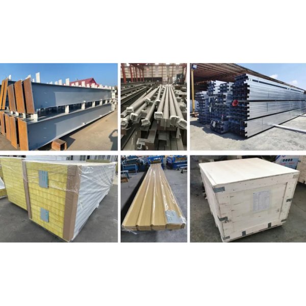 High Quality Customized Design Prefab Metal Construction Building Steel Structure Industrial Hall