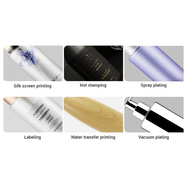 SGS 4oz Frosted Glass Lotion Bottle Containers Flat Shoulder With Spray Pump
