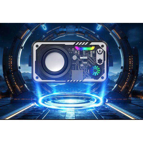 Transparent Mecha Small Wireless Bluetooth Speaker