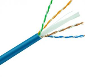 China Insulation HDPE Cat6 Ethernet Cable Cat6 F UTP Low Crosstalk Lan Ethernet Cable on sale