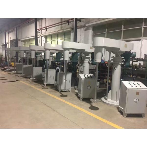 Hydraulic Lifting High Speed Dissolver Machine 22kw - 75kw Single Shaft Coating Mixing Machine