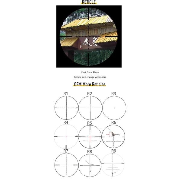 Optical Sight Long Range Scope Hunting Tactical 3-12x50 Scope With High Performance