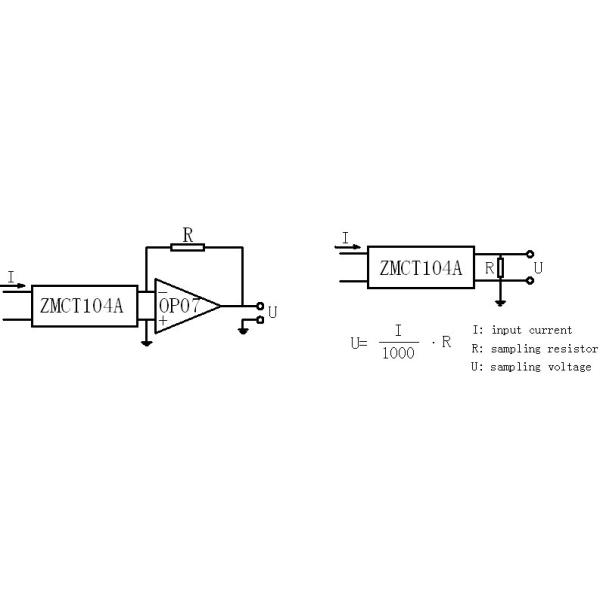 Current And Power Measuring PCB Current Transformer , 0.1 Class Accuracy PCB Transformer
