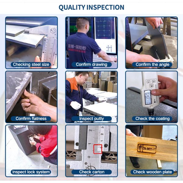 Digital Electronic Lock Commercial Safe Box Solid Steel 10mm Door Panel YB/ZY-100