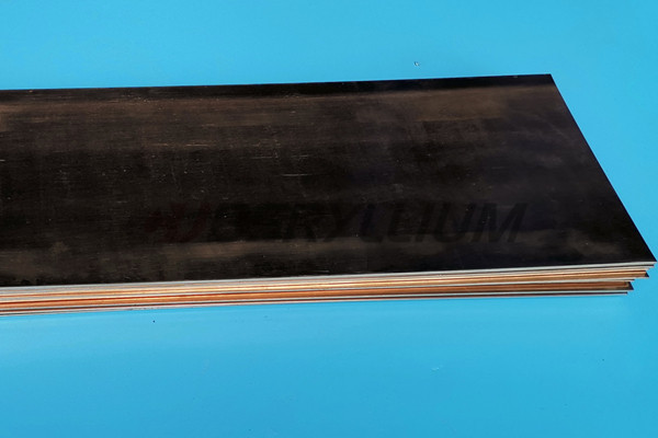 Be-Cu C17200 Plate 460 MM X 468 MM X 20 MM Polished