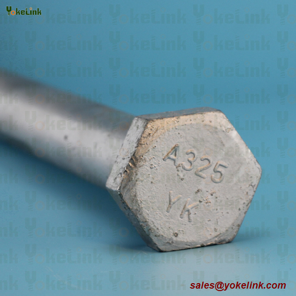 1-1/2" ASTM F3125 Grade A325 Hot Dipped Galvanized Steel Structural Bolt w/A563 DH Nut & F436 Washer