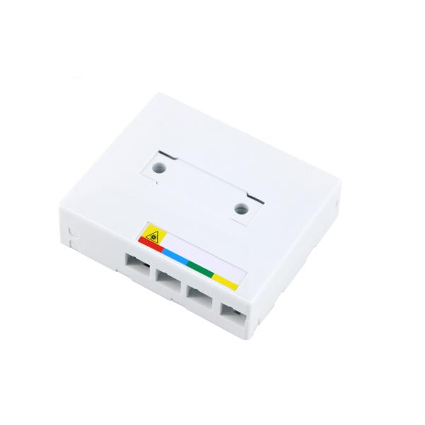 IP55 Wall Mount 8cores SC/APC Fiber Optic Faceplate Socket