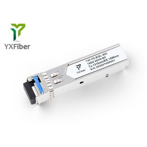 Buy cheap CWDM Bi Directional Hot Pluggable 40km 1550nm SFP Module product