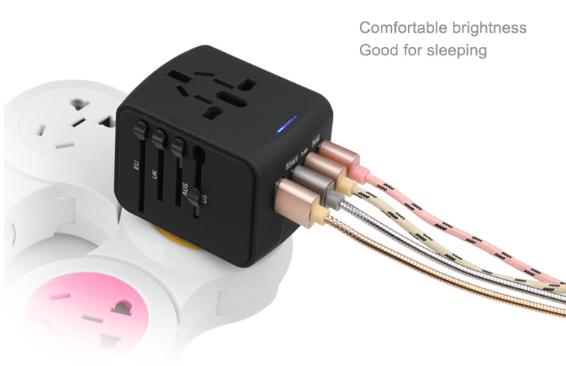 USB AC/DC Adapter 4 USB Power Adapter Electric Plug Adapter