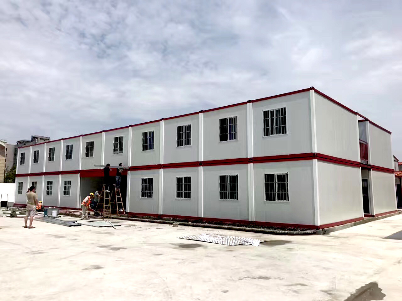 20FT Tiny Modular Dormitory Container Q235 Q355 Prefabricated Dormitory Unit