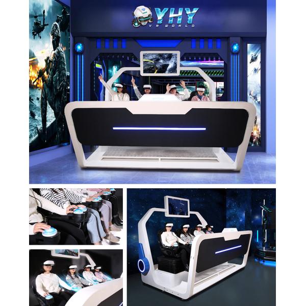 4 Seats Interactive VR Shooting Simulator Chair Machine 9D Movie Theater VR Project