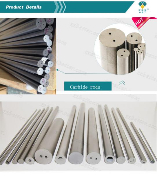 Pure Material Tungsten Carbide Rod With Polished Surface For Making End Mills