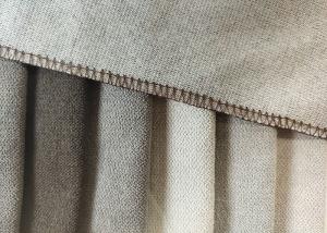 Buy cheap 145cm Plain Sofa Fabric Blackout Grey Microfiber Upholstery Fabric product