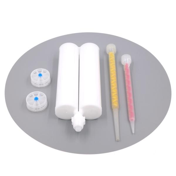 600ml 1:1 Silicone Sealant Cartridge Double Component Cartridge With Mixing Syringe