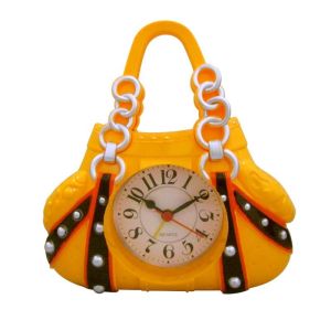 Buy cheap luxury women handbag shape yellow alarm clock product