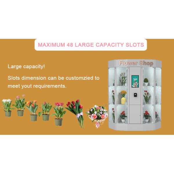 19 Inch Flower Vending Machine Locker With Cooling System 50HZ