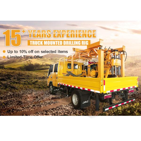 Commercial 200m Deep Water Well Drilling Truck Water Well Service Rig Vehicle Mounted