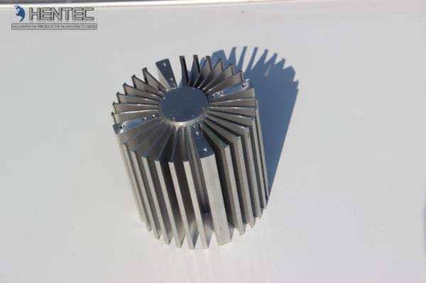 Quality Mill Finished Aluminum Heatsink Extrusion Profiles With Heat Treatment for sale