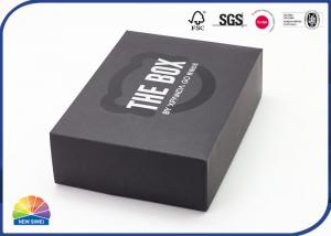 Buy cheap 350gsm Black Paper Carton Box Shoes Packaging Large Paper Box product