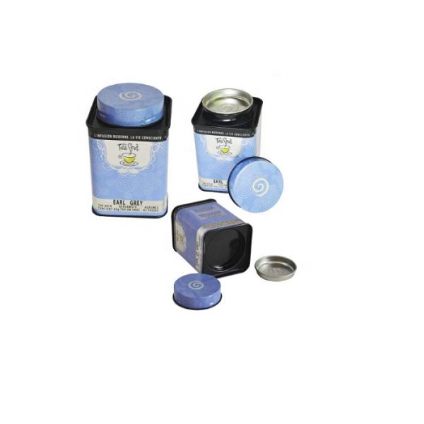 DADI Classic Metal Tea Storage Containers 70x70x110mm Tea Tin Box