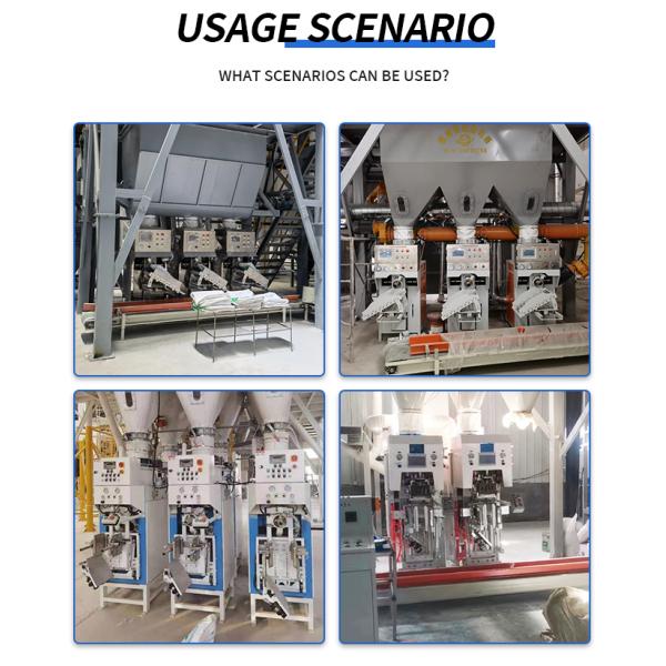 High Efficiency Lime Powder Valve Pocket Packing Machine Automatic Quantitative Weighing Powder Bagging Machine