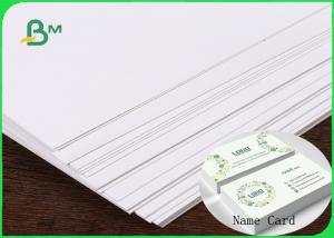 China FSC & ISO High Thickness Ivory Board Paper C1S White Cardboard 1.35MM 1.5MM For Making Name Card on sale
