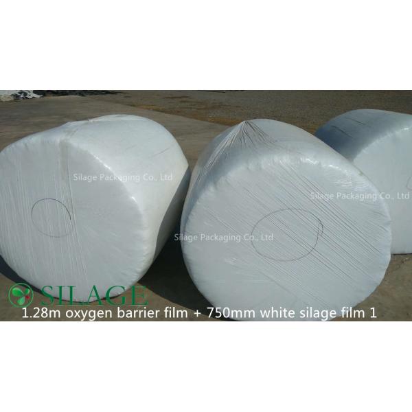 White Color 750mm*25um Blown Silage Film for Denmark
