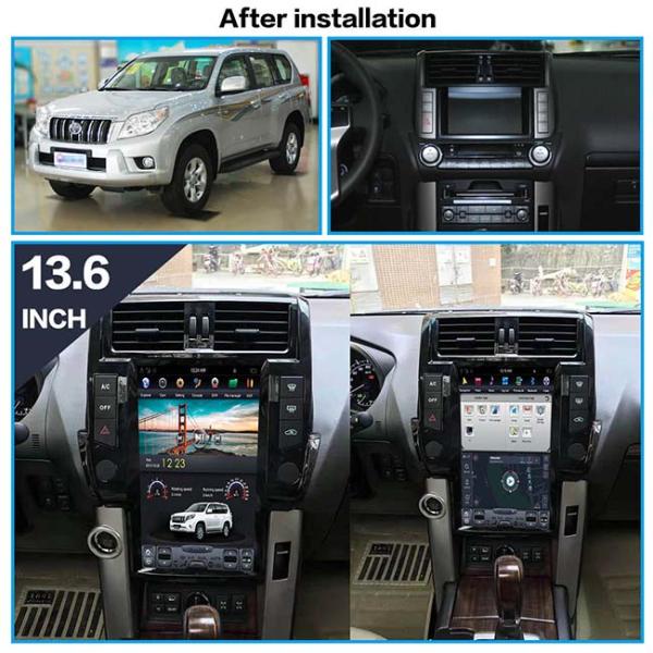 NXP6686 Toyota Prado Head Unit Single Din Android Car Stereo 13.6 inch