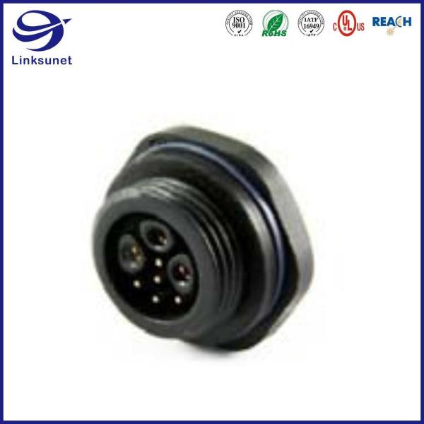 Middle 24AWG 300V PCB Waterproof Connectors for marine electronics