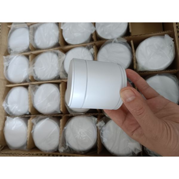 Empty Round 30g Match Powder Sealed Tin Can Airtight Powder Packaging