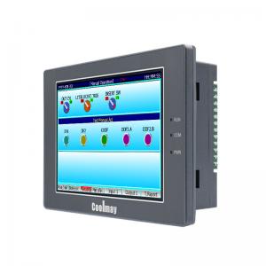 China 5 TFT 12 Digital Input PLC Touch Panel USB 2.0 Port HMI And PLC In One on sale