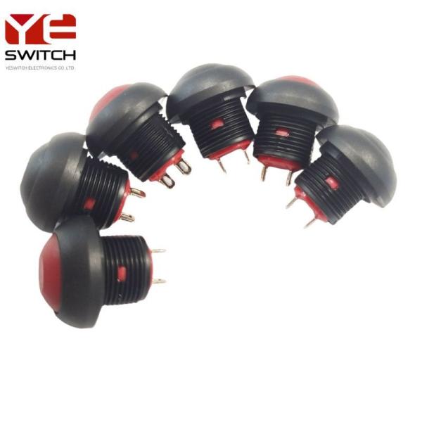Threaded Bushing Automotive Push Button Starter Switch Momentary Sealed Surface Mount