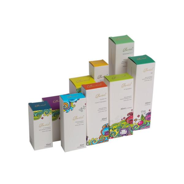 Creative Custom Printed Cosmetic Boxes , Retail Packaging Window Boxes 4*4*12cm