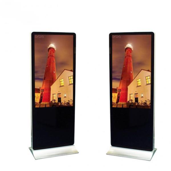 4500 Nits Indoor Kiosk Floor Stand Highest Nits Display 60000 Hours Lifespan