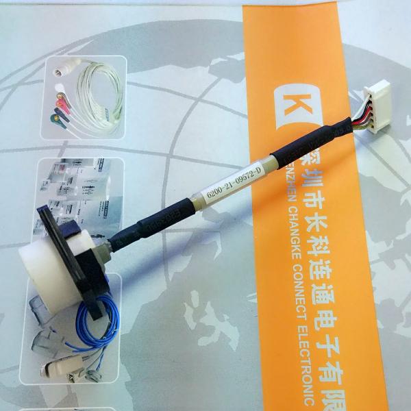 Medical PVC Conductor Tens Unit Leads / Electrode For Monitor