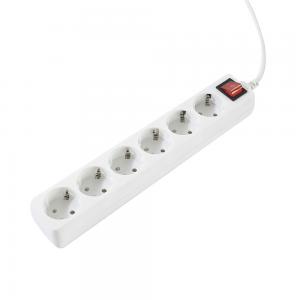 China 6 Way Extension Socket Energy Saving Power Strip With Surge Protector on sale
