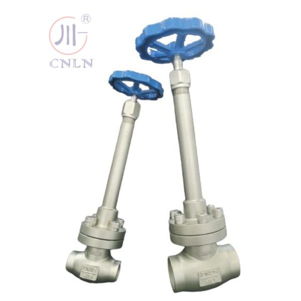 Handwheel Operation Cryogenic Globe Valve With SW / Flanged Connection
