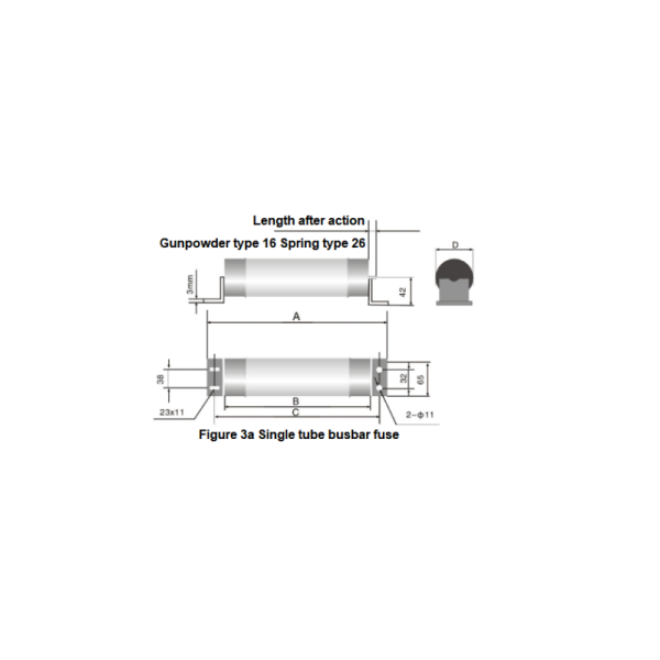 High-voltage fuse