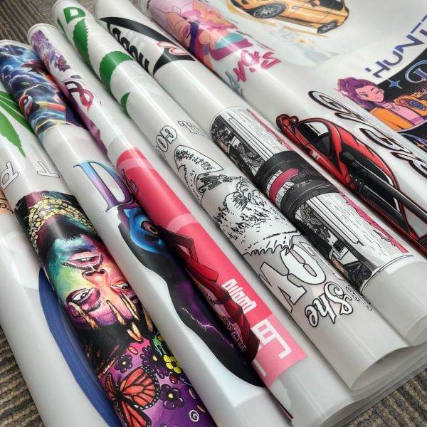 Custom High Quality Machine Washable High Stretch DTF Transfers with Customizable Designs for Clothing and Bags