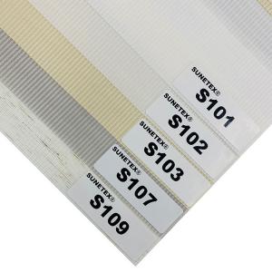 China Roll Up Custom Windows Dual Roller Zebra Rainbow Blinds Kind Of Shades Fabric on sale